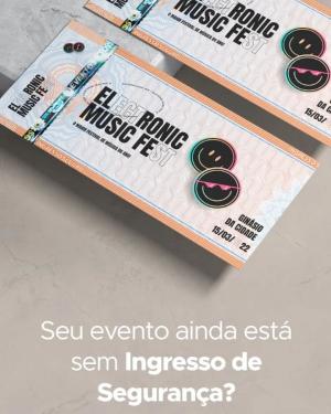 Ingressos de Segurança Papel Filigranado 94g 5,4x15cm Colorida  Numeração e Serrilha Serrilha holográfica