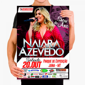 Cartaz | Poster - Baixa Tiragem Couche - Impressão Offset  Colorida frente   