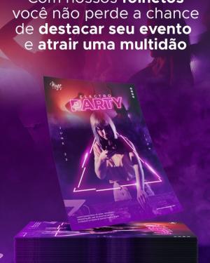 Cartaz | Poster Couche - Impressão Offset  Colorida frente   