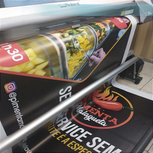 Lona Impressa Lona 440g Tamanho personalizado Colorida  Sem acabamento 